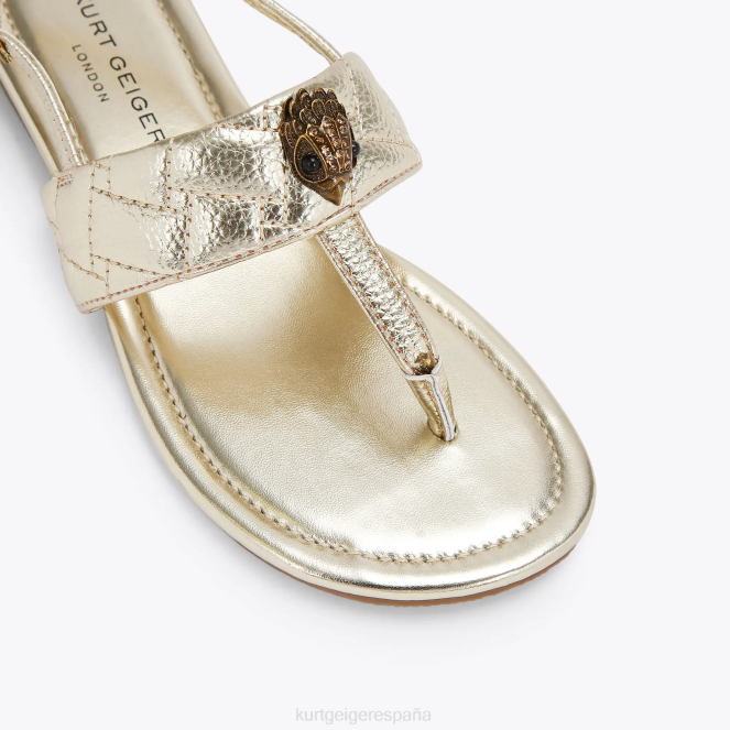 Kurt Geiger niños sandalias london mini kensington t 2LPR483 | calzados oro